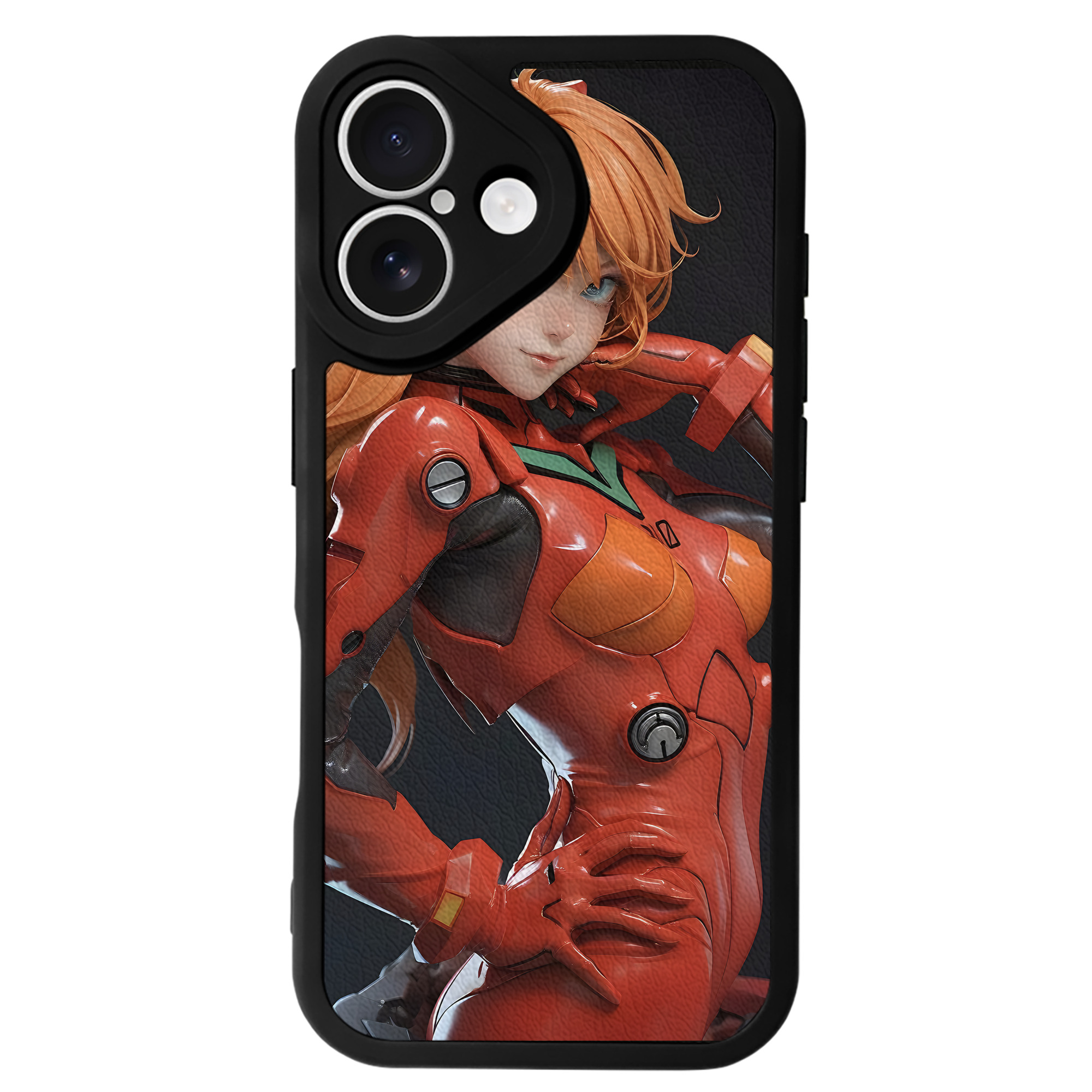 （画像用） EVA 新世紀エヴァンゲリオン 【iPhone 16シリーズ対応】シリコンスマホケース（レザー調） 材質：シリコン